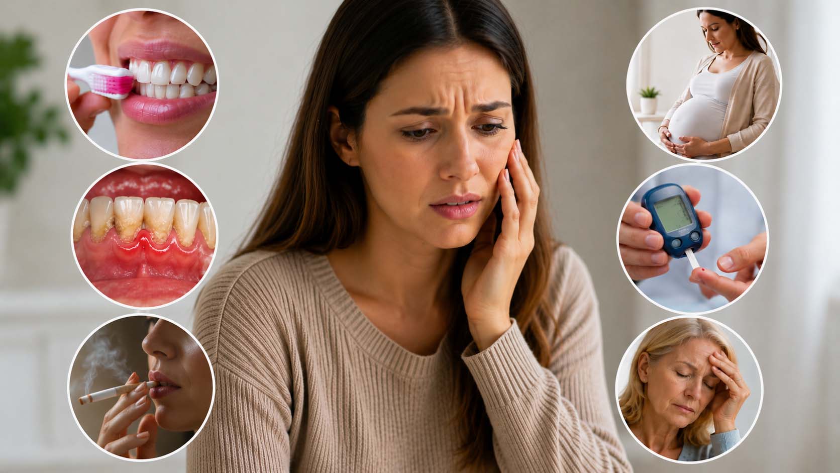 Causas y factores que provocan desequilibrio microbiano | Microbioma oral y periodontitis la nueva frontera en la salud de las encias