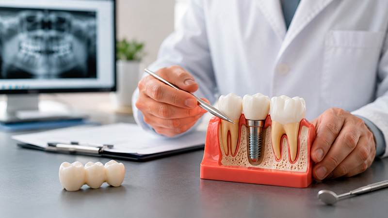 Implantes dentales y protesis fijas | dentista eixample
