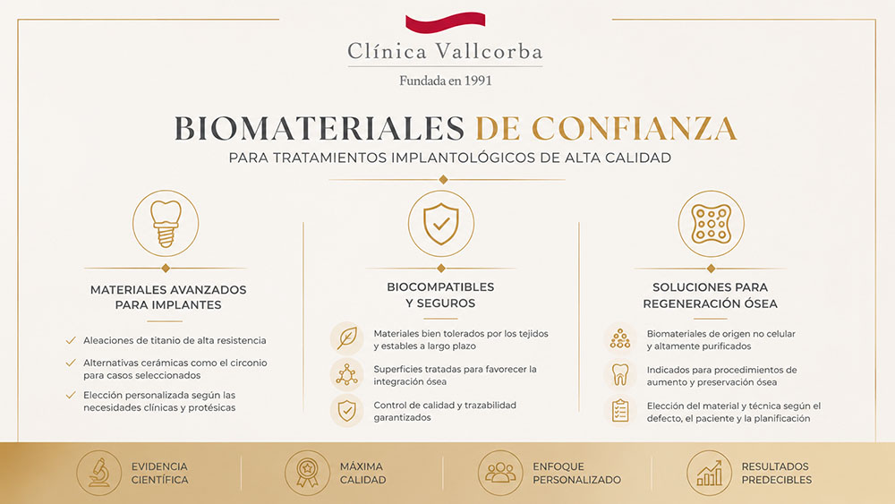 Materiales acelulares para la regeneracion osea | arcos implantes dentales