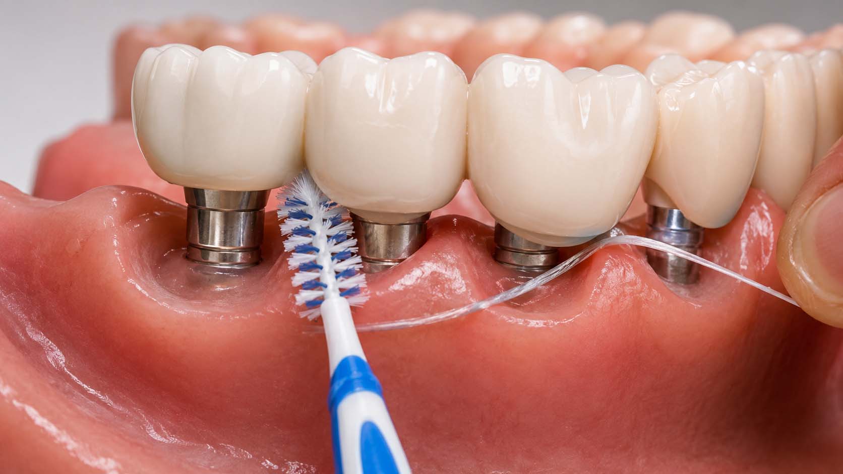 Diseño de la prótesis para facilitar el acceso | Tratamiento de la periimplantitis como salvar un implante dental